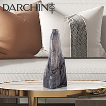 Creative Glass Water Ink Pendulum Replica Fake Mountain Flower Arrangement Instrumental Living Room Genguan Hotel Light Lavish Artist Residence Soft Adornment