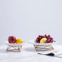 Light luxury fruit plate creative modern living room tea table zero food plate Nordic home soft decoration candy plate ornaments