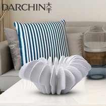 White creative petal fruit plate home decoration decoration model room hotel sales office storage tray decoration crafts