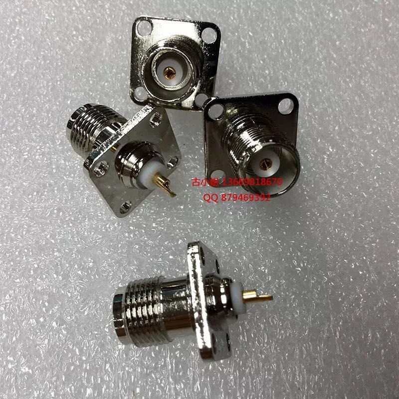 TTNC-KFD Radio Frequency coaxial RF connector L12 female seat with flange mount TNC female head wiring 50 Europe