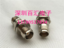 TNC-KKY panel mounting connector TNC female turn female straight through double pass adapter with nut washer for fixing