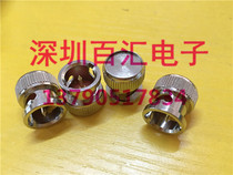 BNC with pin male Terminal B metal dust cap BNC plug short circuit BNC grounding terminal equipment connector