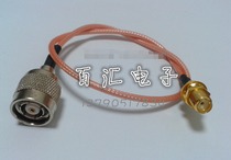 RP-TNC SMA-JK adapter wire TNC male inner screw inner hole to SMA female inner screw inner hole RG316 silver plated wire