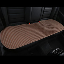 Linen car seat cushion rear row without backrest Four Seasons universal binding plush cotton cushion winter car seat back seat