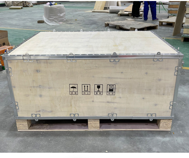 деревянная упаковка 定制包装木出口免钢带设备物流折叠免熏蒸胶合板拆卸组装订做木箱 Nosamalo