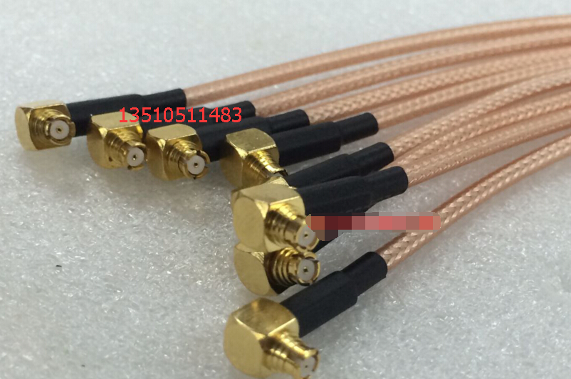Import Radio Frequency SMP-KKW coaxial industrial grade jumper SMP double mother double bend 50 Ohm AP Import substitute