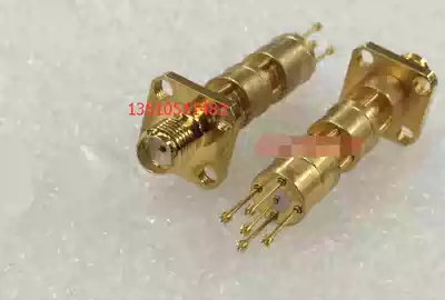 RF RF SMA-KF five-pin high-frequency imported test substitute SMA mastering flange high-frequency test needle 50 Ohm