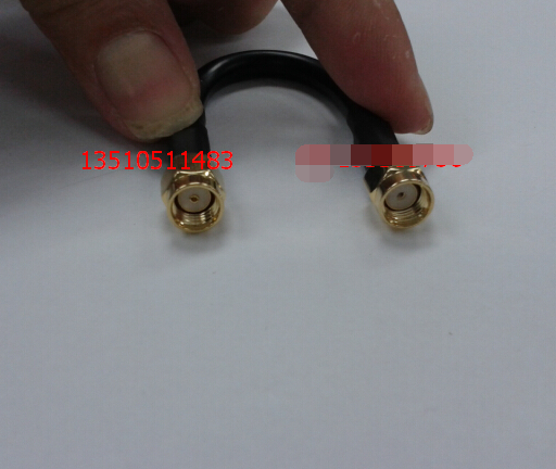 Radio Frequency RP-SMA-JJ coaxial RG58 signalling line SMA public on the opposite sides holes 50 Ohm SMA feeders