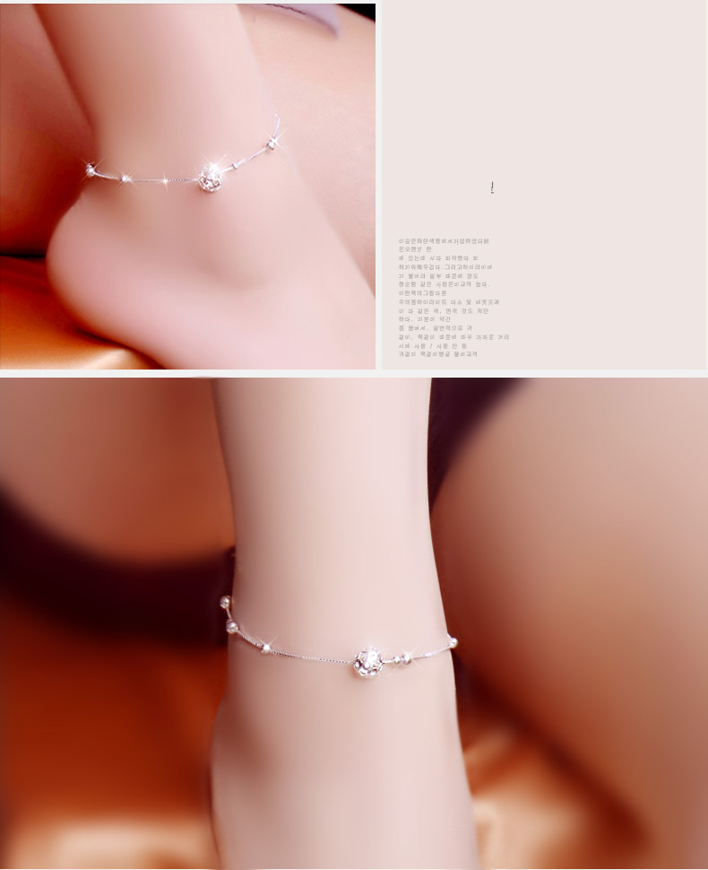 Chaine de cheville Femme en Argenterie - Ref 3103818 Image 15