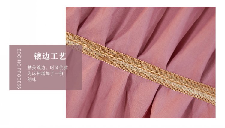 Nằm xuống giường váy dày phương pháp denim khăn trải giường bông pha lê ren nhung đôi tay áo bảo vệ 4 bộ Simmons - Trang bị tấm ga chun bọc giường spa