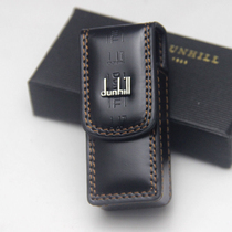 Dengxi Road lighter brown line black leather protective case bag suitable for lighters with length 6 4 width 2 4 thickness 1 2cm