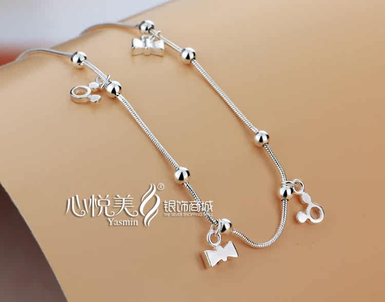 Bracelet de cheville Femme OTHER   en Argenterie - Ref 3103014 Image 3