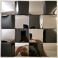 Черное+серебряное зеркало 10,75 один квадратный метр