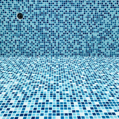 Синий бассейн, дорожная нескользящая мозаика, популярно в интернете