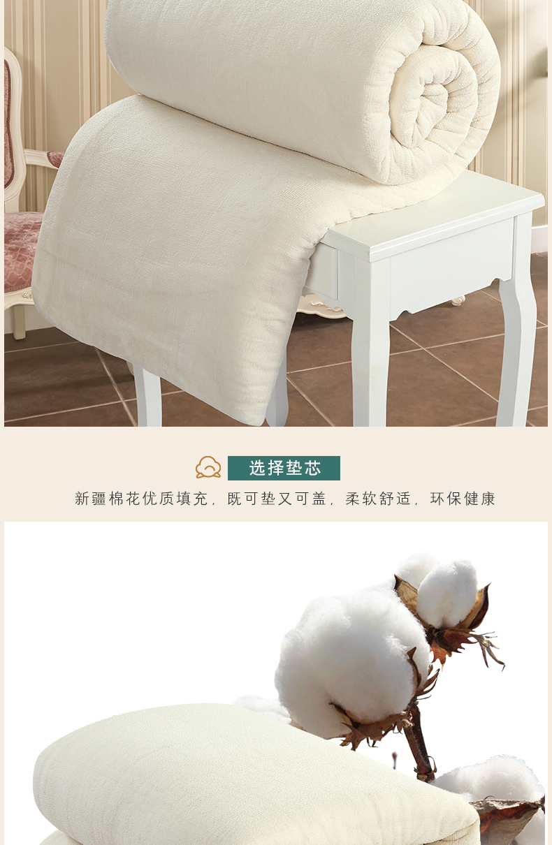 Bông nệm pad được 1.8m1.5 bông giường chăn giường ký túc xá con Double Single là 1,2 m - Nệm đệm y tế
