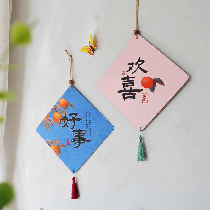 Creative New Chinese Wall Decoration Hanging Accessories Modern Minima Wall Decoration Dining Room Living-room Wall wall Flower wall-hanging