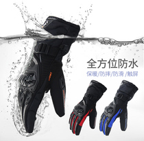  Wuyang Honda motorcycle gloves male knight equipment cold-proof riding waterproof and fall-proof winter warm thickened long section