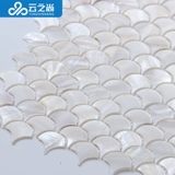 Облачный шнуршанг мозаичный фоновый вентилятор вентилятор белый тонкий телевизионный телевизионный настенный плит плитка настенное плит