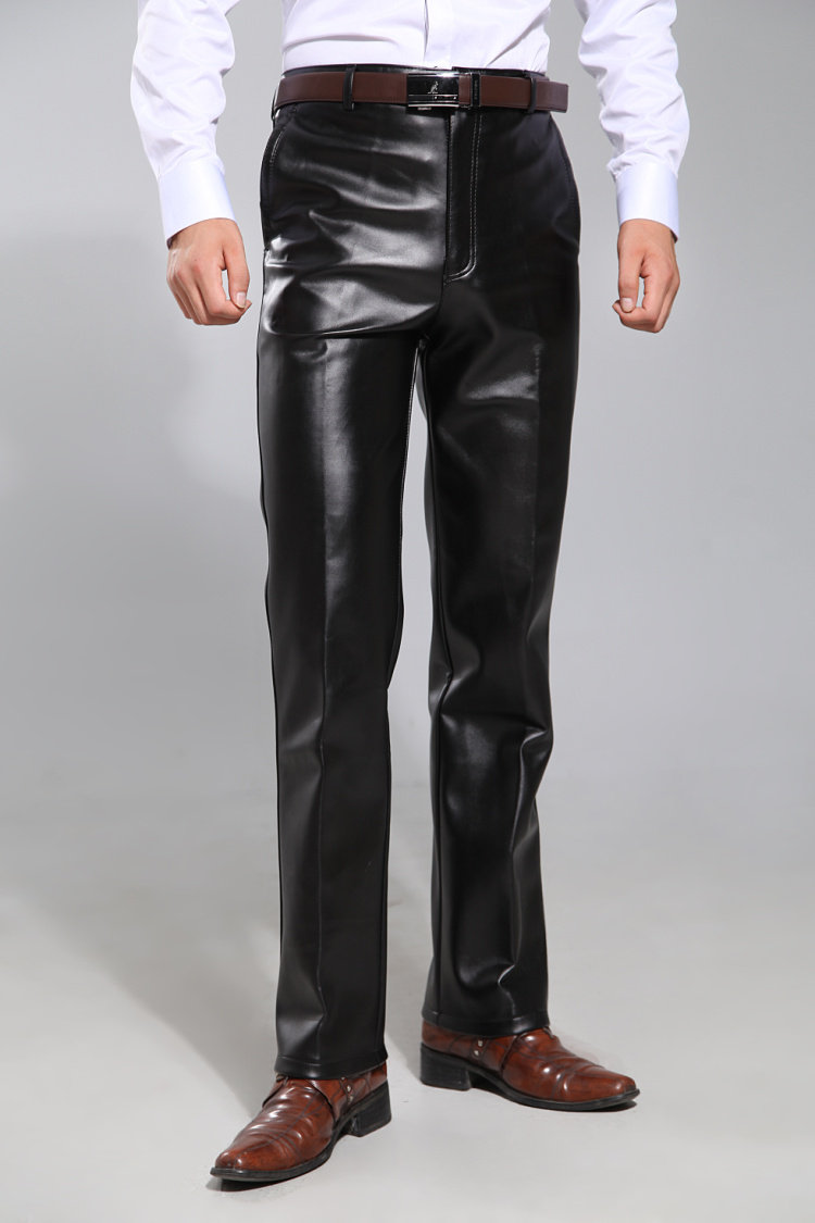 Pantalon cuir homme droit pour hiver - Ref 1479209 Image 20