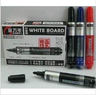 Kim Wan K - 0602B press high capacity whiteboard pen 100 % ink whiteboard special pen