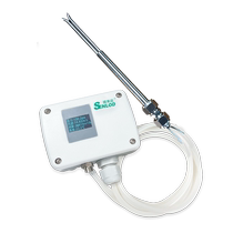 Stainless steel leather hosted anemometer Wind speed gauge Wind speed sensor transmitter Wind speed wind pressure air volume detector High temperature resistant