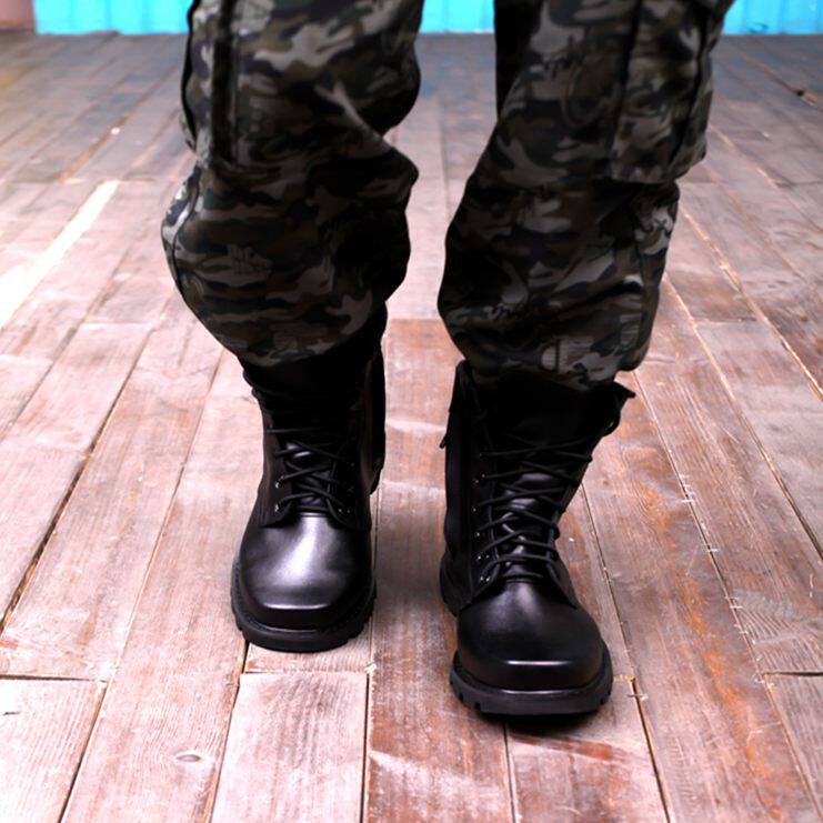 Bottes militaires en cuir - Ref 1397264 Image 11