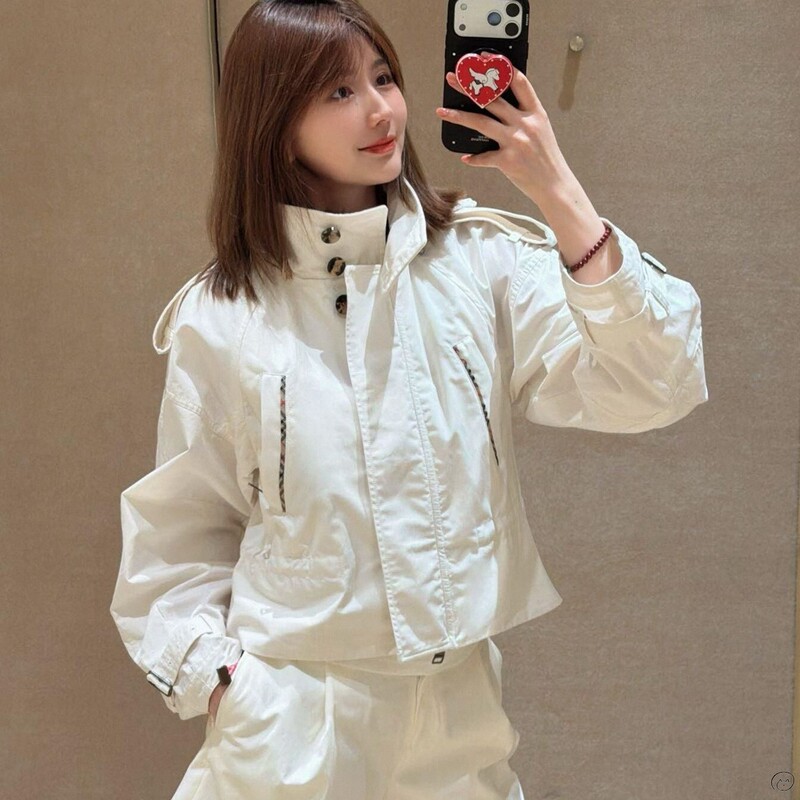 Burberry/Burberry New Style Drawstring Waist Double-Breasted Trench Coat Jacket for Women and Men Burberry/Burberry New Style Drawstring Waist Double-Breasted Trench Coat Jacket for Women and Men