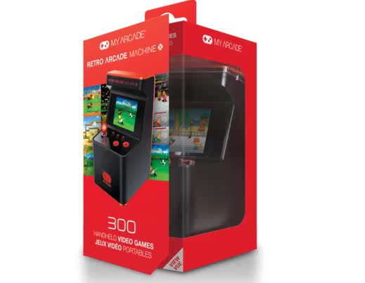 My Arcade Mini retro arcade game handheld 300 games LCD screen