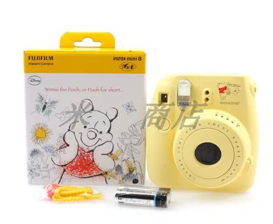 Japan's Fujifilim Instax Mini 8 One Imaging Digital Camera Pooh Little Bear Winnie