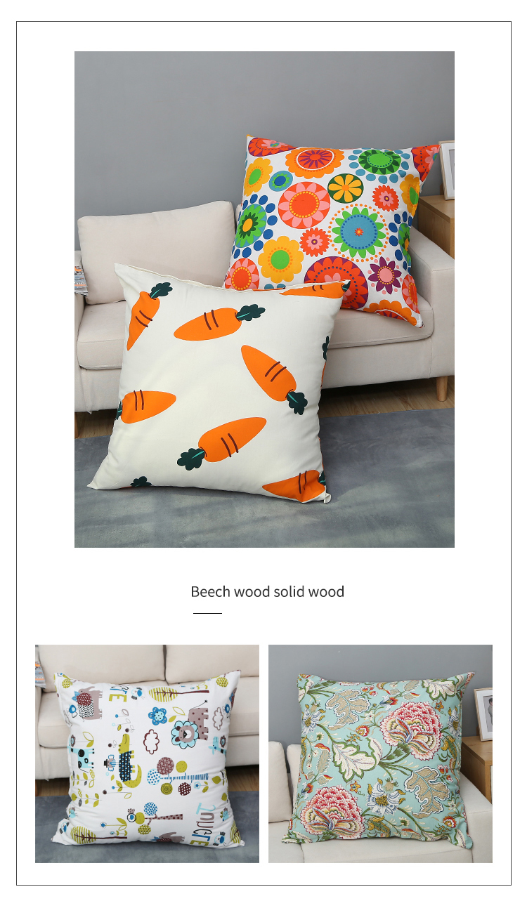 Lớn đệm bọc sofa ôm gối phòng khách vuông bìa bìa bông quá khổ gối giường tùy chỉnh - Trở lại đệm / Bolsters gối tựa lưng văn phòng cao su non