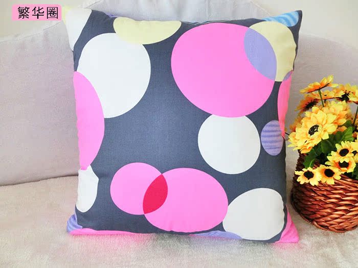 Gối cotton mềm mại lớn bọc đệm sofa văn phòng eo lưng đệm đầu giường lớn gối tùy chỉnh đệm lót ghế tựa lưng