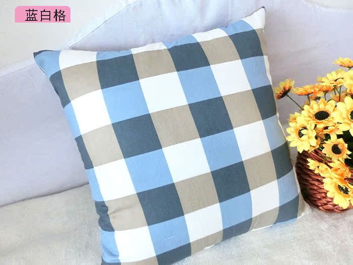 Gối cotton mềm mại lớn bọc đệm sofa văn phòng eo lưng đệm đầu giường lớn gối tùy chỉnh đệm lót ghế tựa lưng