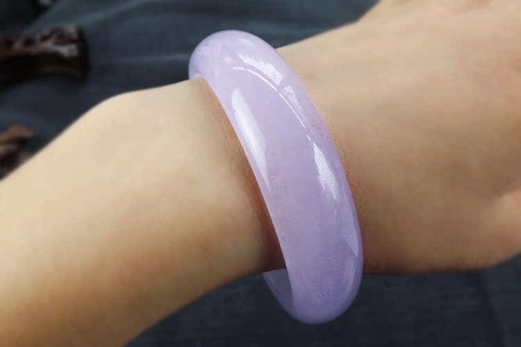Ice Violet Jade Bracelet Quartzite Jade Bracelet Boutique Hibiscus Violet Jade Bracelet