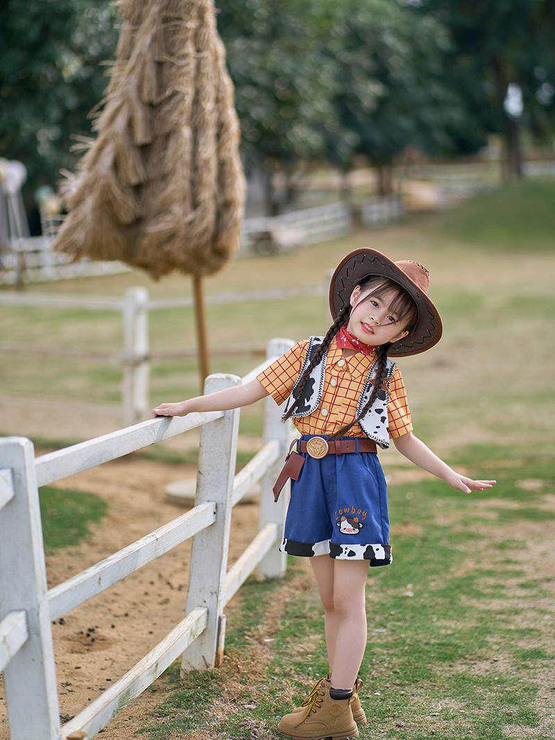 Wei ye's original design [cowboys are busy] cartoon girl kids