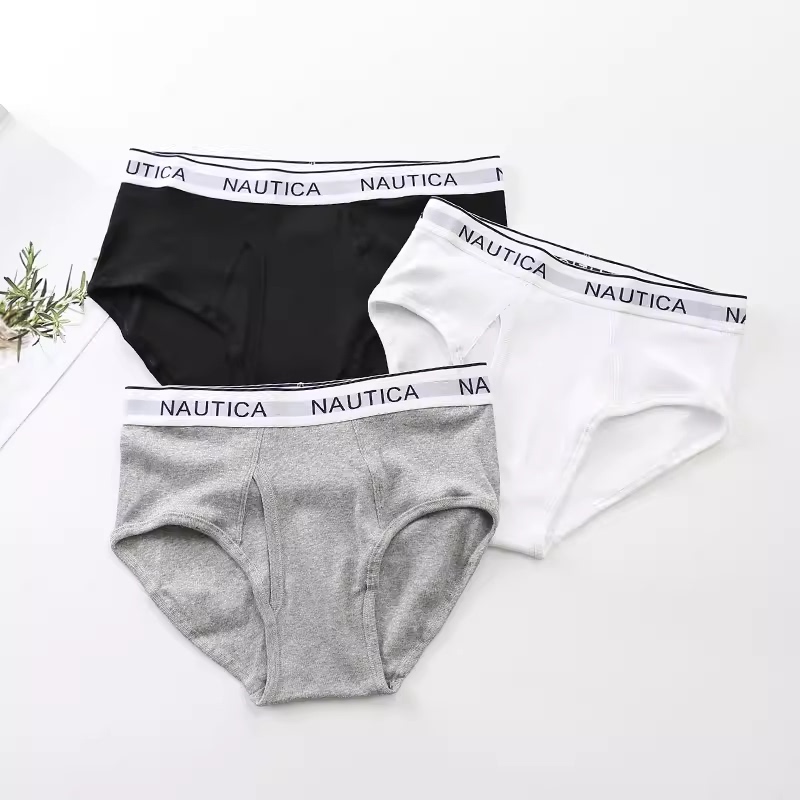 [Free Shipping for 2 Items] American Nautica Pure Cotton Briefs, Single Pack, in Stock