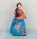 Búp bê Hàn Quốc Đồ trang trí thủ công Hàn Quốc 30CM cao 12 inch Búp bê squat Hàn Quốc hanbok trang trí ẩm thực