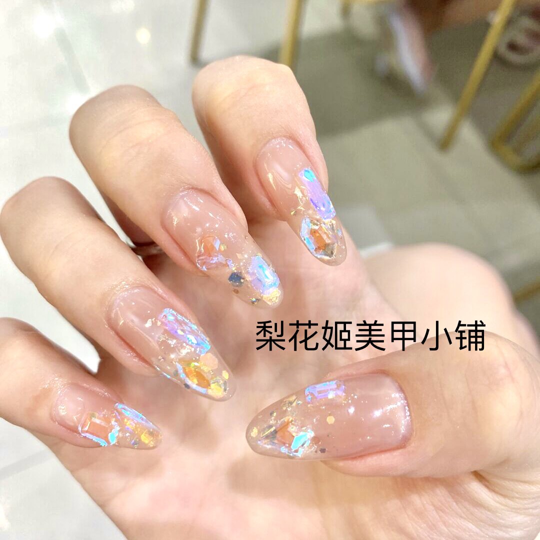 Net red warm elves with the same spring and summer exploits The sparkling gradual layer of the extremely light drilling Mejia finished product detachable wearables S27