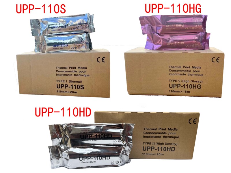 10 Rolls Upp-110S Upp-110Hg Upp-110Hd Printing Paper B-Ultrasound Recording Paper/Thermal Printing