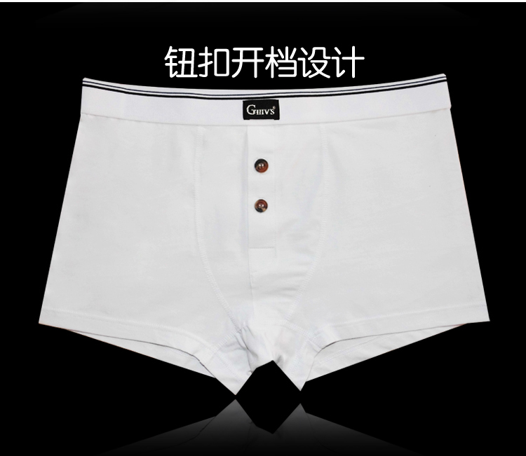 Giant Lion Nam Đồ Lót Nam Boxer Tinh Khiết Bông Trắng Màu Sắc Ánh Sáng Loose Cotton Kích Thước Lớn Modal Boxer N