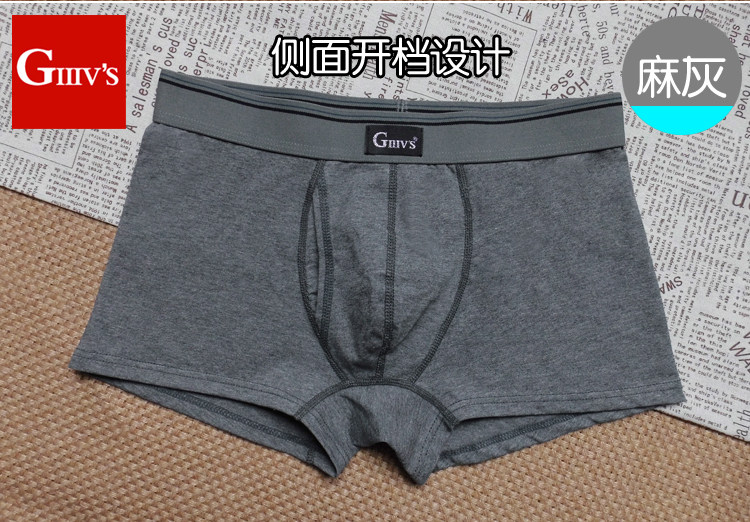 Giant Lion Nam Đồ Lót Nam Boxer Tinh Khiết Bông Trắng Màu Sắc Ánh Sáng Loose Cotton Kích Thước Lớn Modal Boxer N