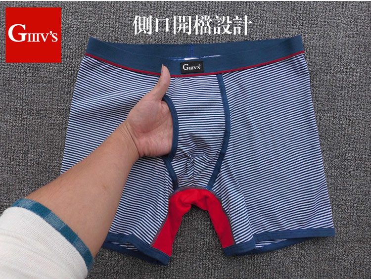 Kích thước lớn nam đồ lót nam cotton boxers cộng với quần dài đầu cộng với phân bón cộng với lớn trung niên cao eo chịu mài mòn chân thủy triều