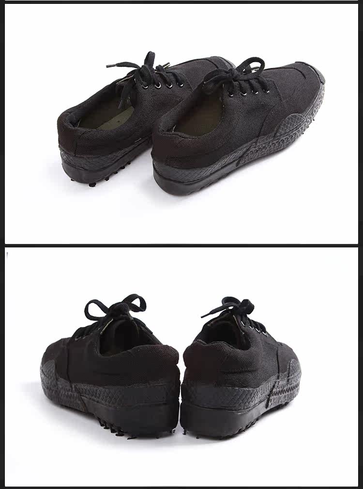 Bottes militaires en toile - porter - Ref 1399648 Image 13