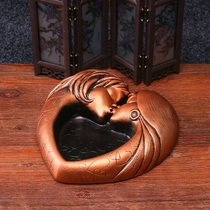 Special living room large ashtray personality fashion crafts ornaments to give boyfriend husband birthday gift