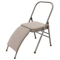 Widened yoga chair Iyengar professional auxiliary chair thickened and reinforced folding chair yoga sub-assistive stool
