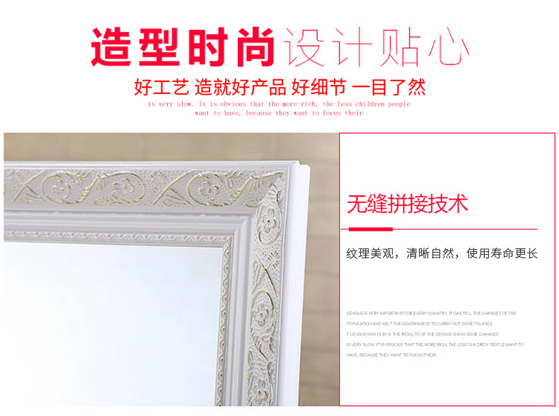 Gương sàn tủ quần áo ký túc xá sinh viên tích hợp gương trượt tường treo tường sinh viên giá rẻ đơn giản gấp gương - Gương kính thủy ốp tường