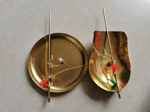Pole called (small copper) copper plate weighing pan increased] drug weighing 500 grams 250 grams 18CM disc