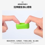 Силиконовый стержень остановил рыбную стержню с высокой полосой с запутанной полосой -сиополосной полосой -тихооп