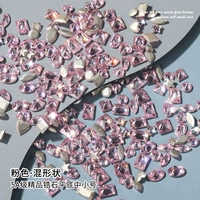 5A Циркон Плоский дно средний камень Смешанная форма 50 штук