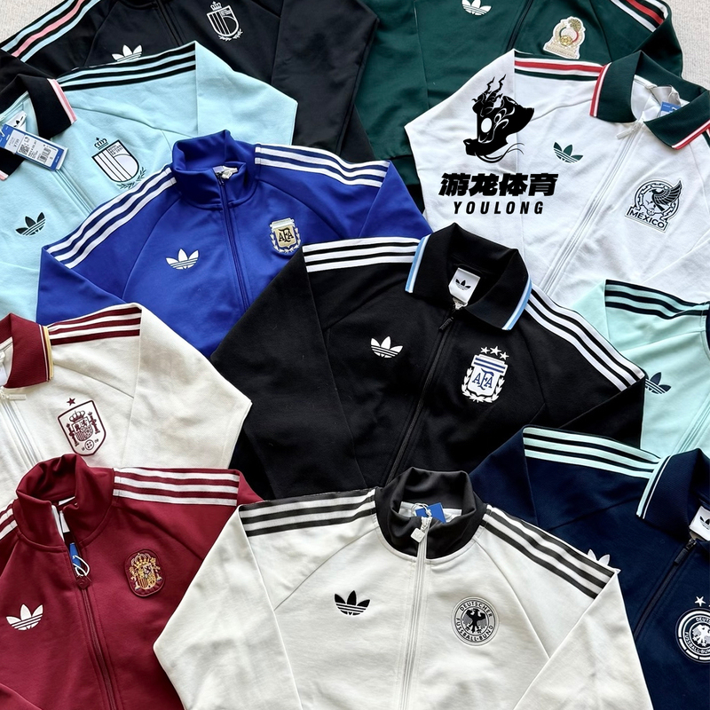 Adidas Trefoil 26 World Cup National Team Retro Sports Training Jacket Jz9340