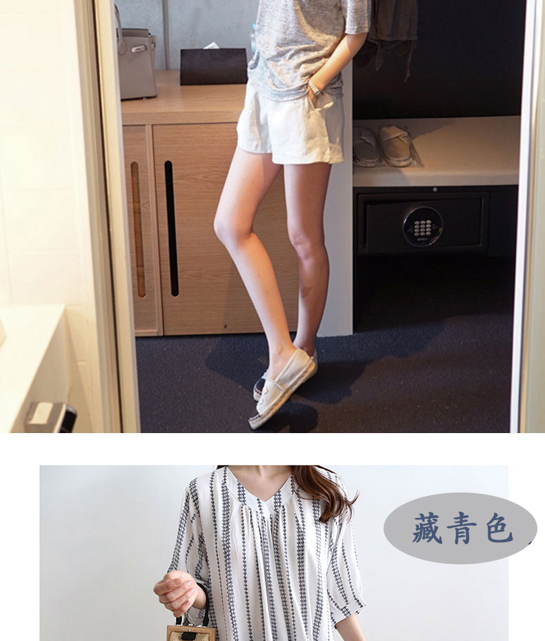 Phụ nữ mang thai quần short nữ mùa hè mỏng 2019 thời trang mới mặc quần lửng nâng cao chân váy legging mùa hè - Phụ nữ mang thai quần / quần bụng shop bầu đẹp